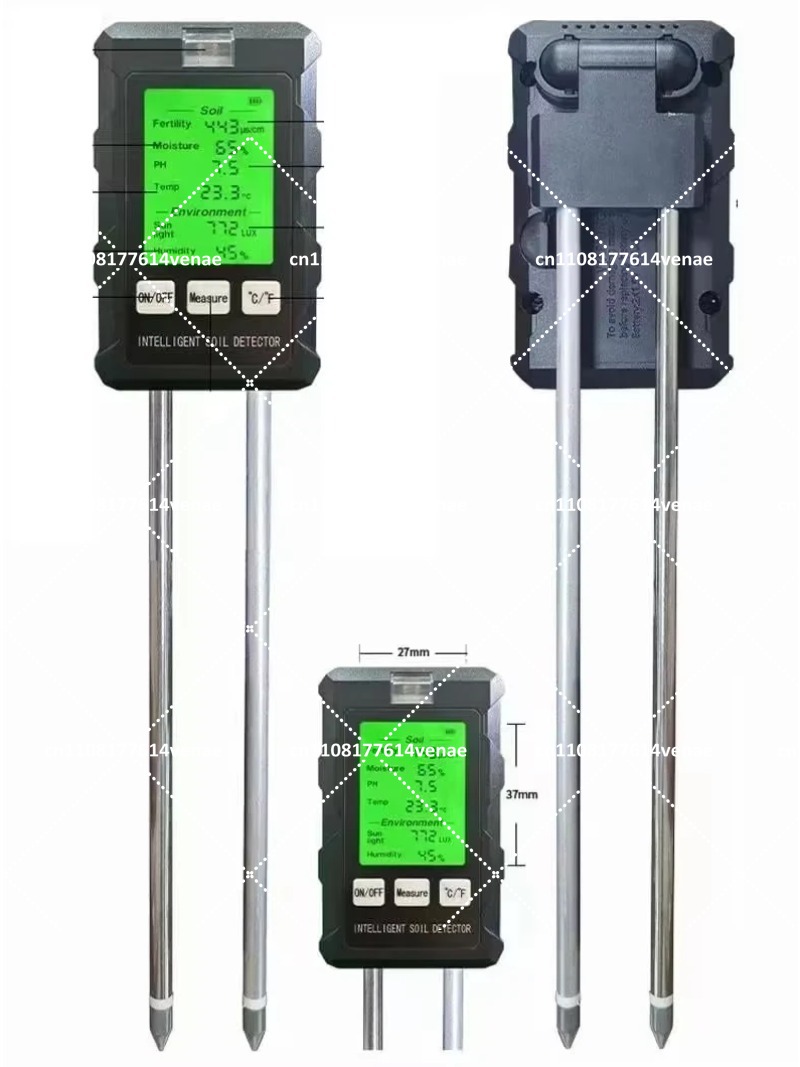 Soil Ph Meter - 6-in-1 Soil Test Kit, pH Moisture