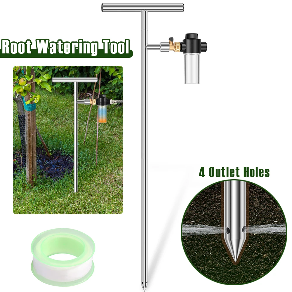 Root Watering Spike - Root Watering Tool Stainless Steel Tree
