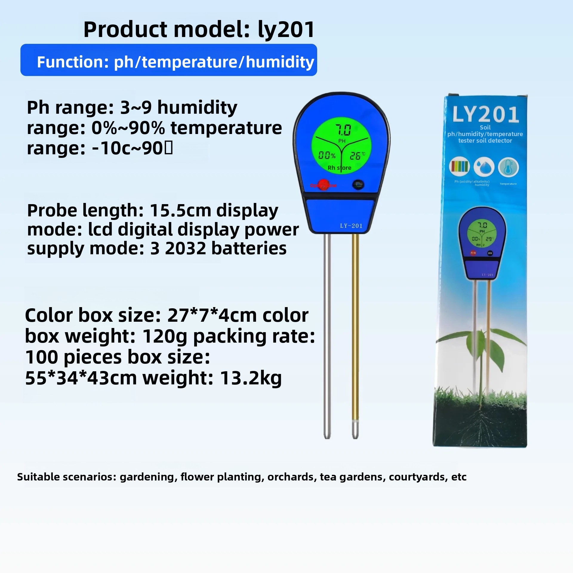 4 in 1 Soil Moisture pH Meter  - Soil Ph Meter recension och pris