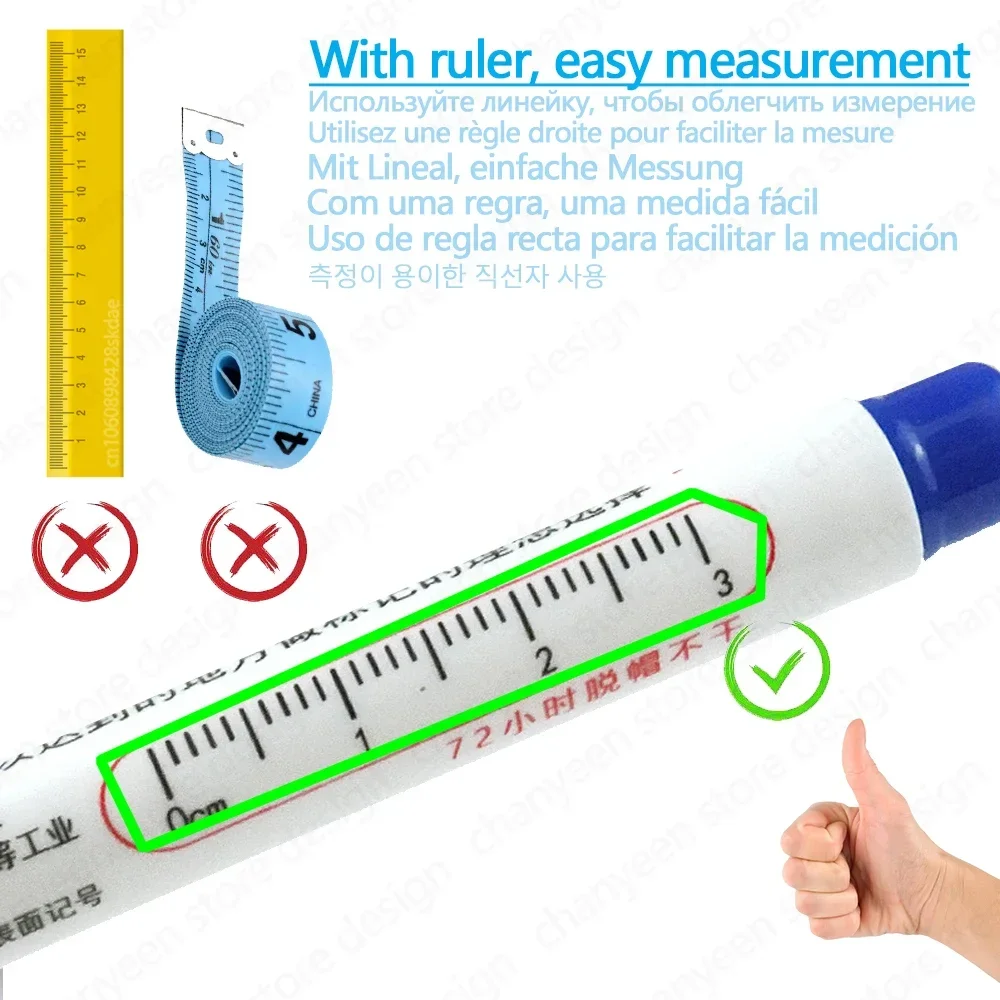 4-80Pcs 2cm Waterproof Long He - Garden Row Marker recension och pris