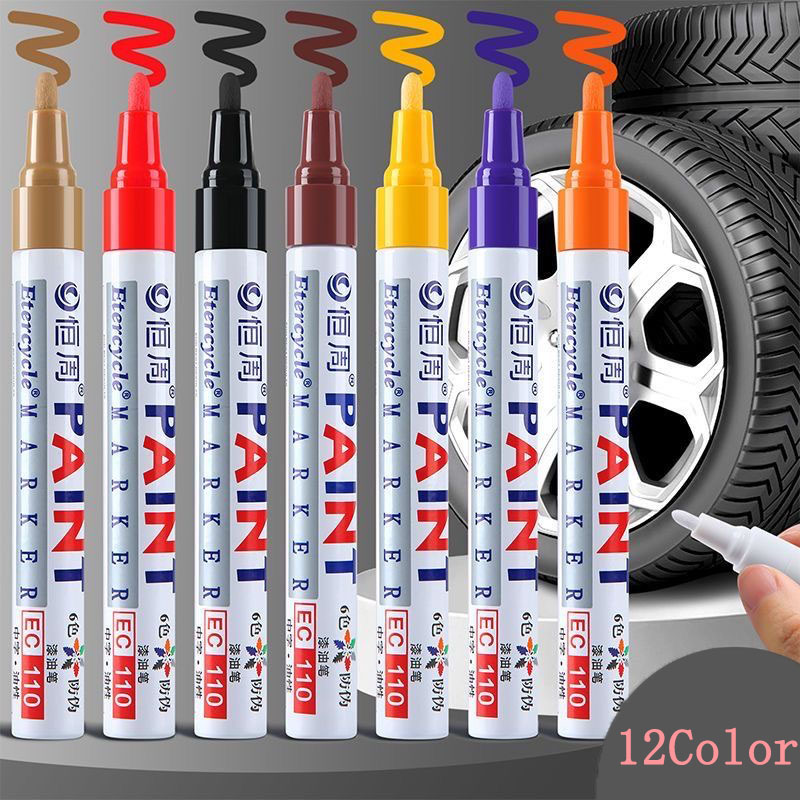 6Pcs Colorful Permanent White  - Garden Row Marker recension och pris