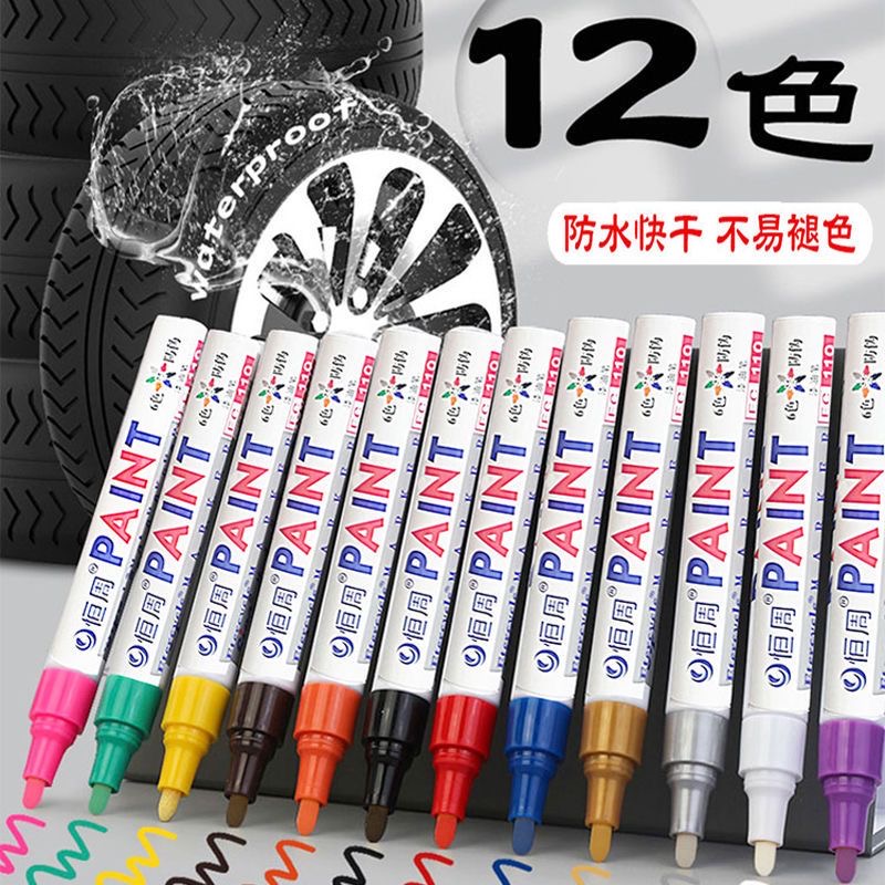 6Pcs Colorful Permanent White  - Garden Row Marker recension och pris