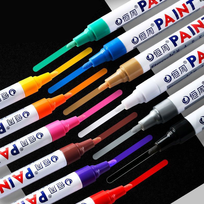 6Pcs Colorful Permanent White  - Garden Row Marker recension och pris