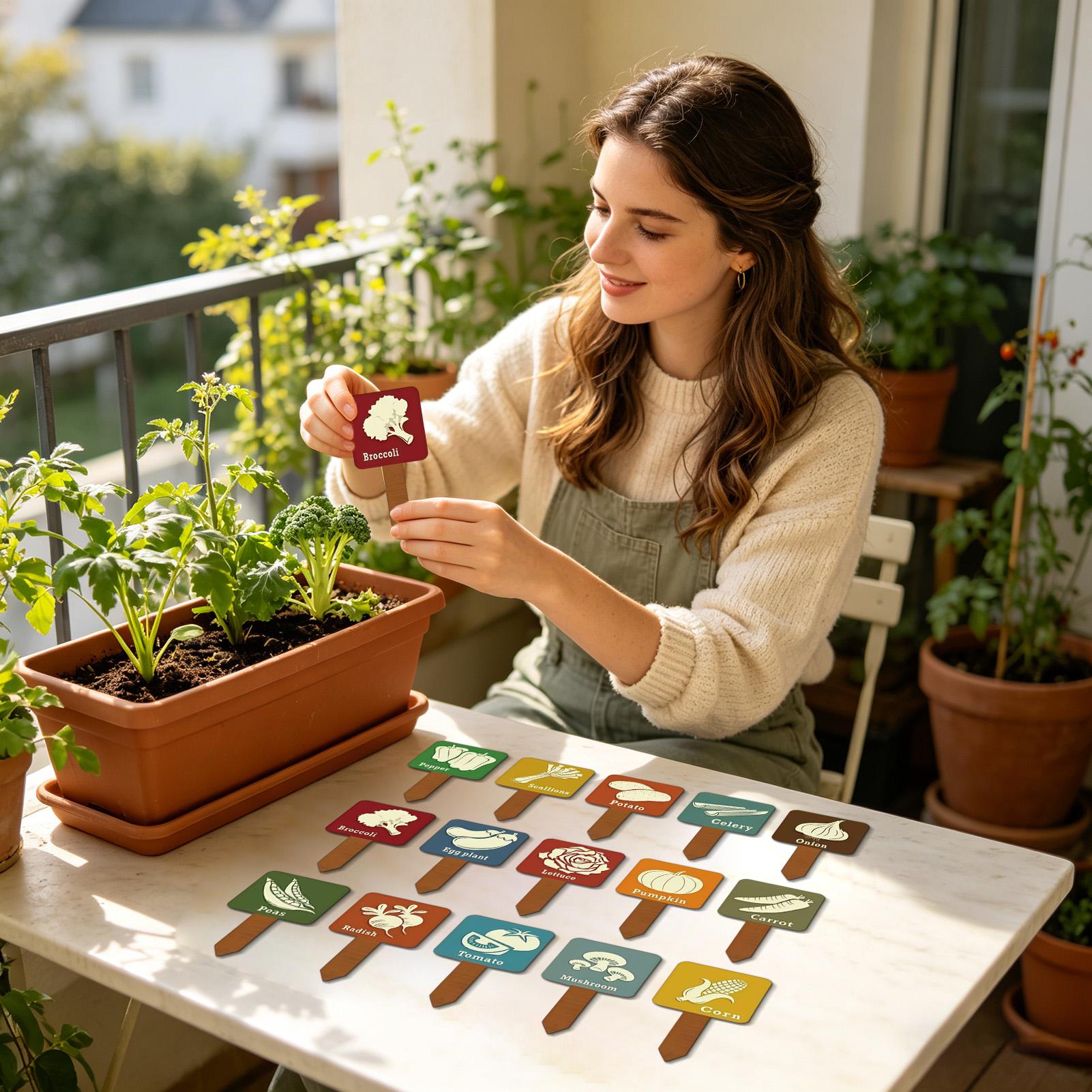 Garden Plant Markers 15 Pieces - Garden Row Marker recension och pris