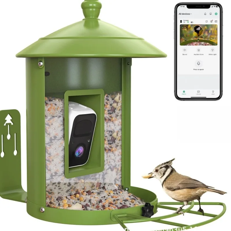 AI intelligent bird feeder wit - Gardening Tools Definition recension och pris