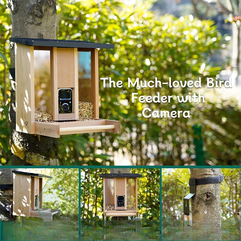 AI intelligent bird feeder wit - Gardening Tools Definition recension och pris