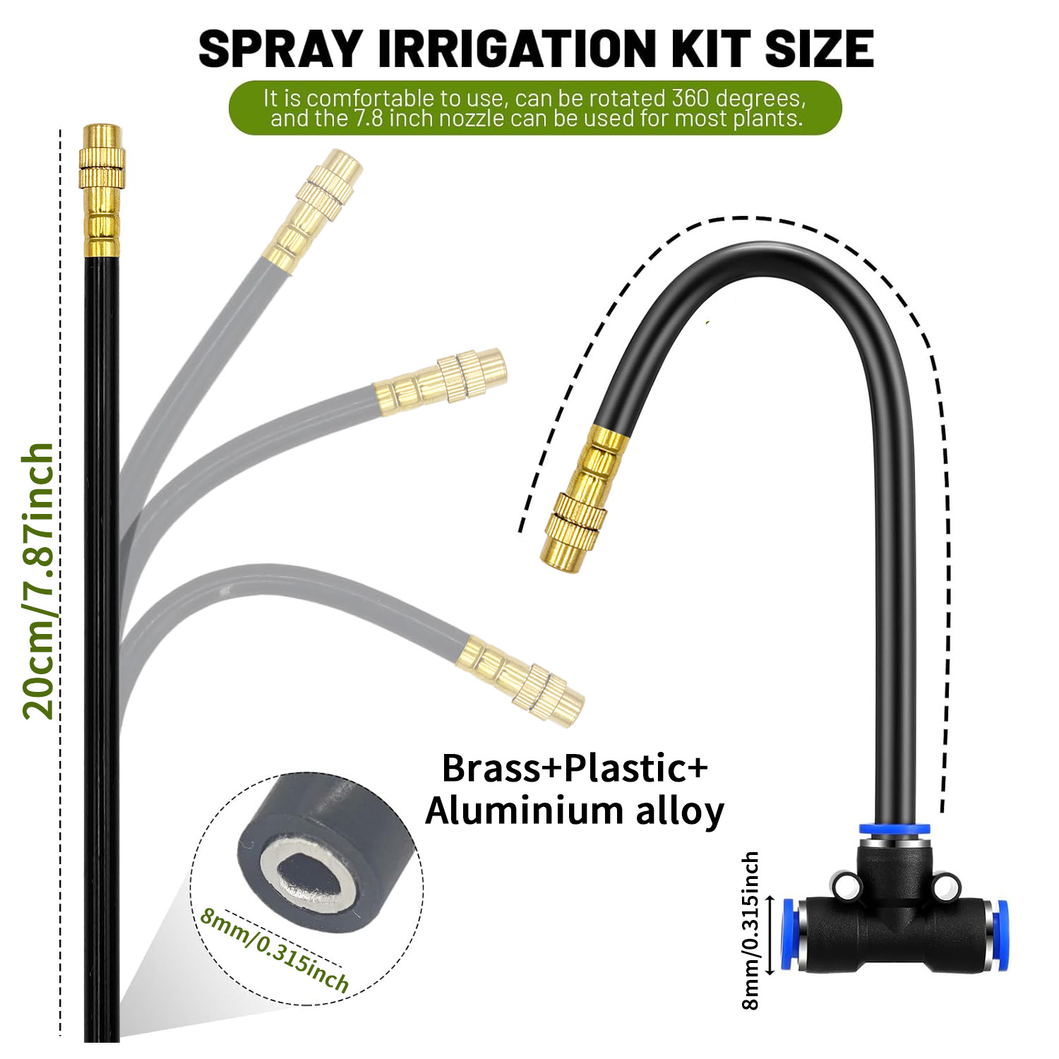 Garden 5/8mm PE Hose Sprayer K - Root Watering Spike recension och pris