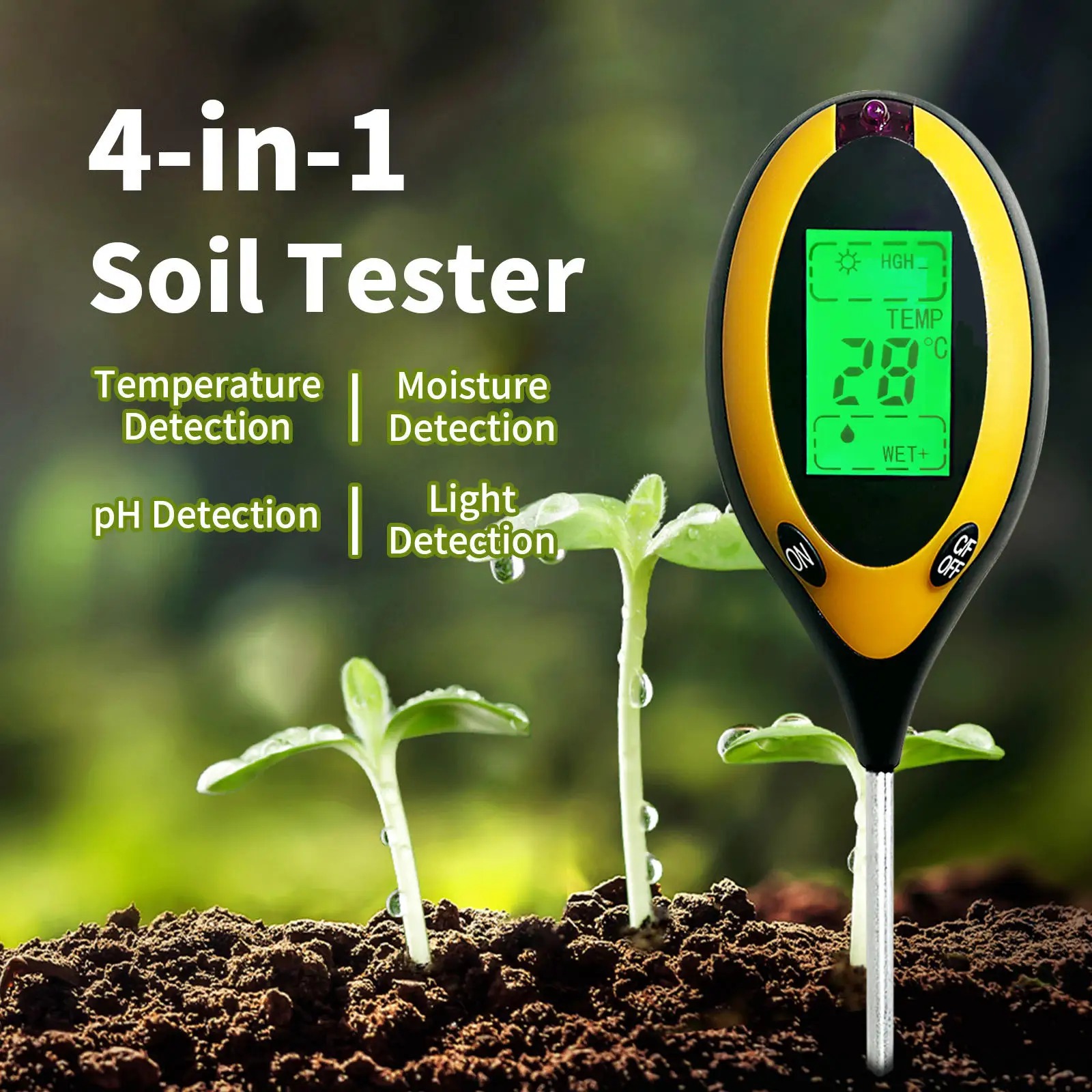 Portable Soil PH and Humidity  - Soil Ph Meter recension och pris