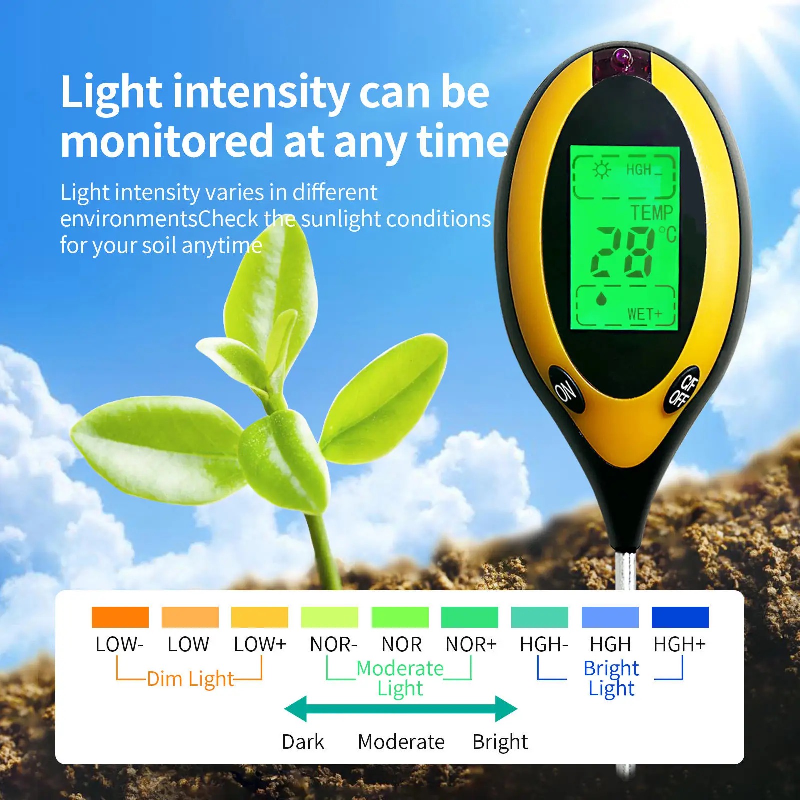 Portable Soil PH and Humidity  - Soil Ph Meter recension och pris