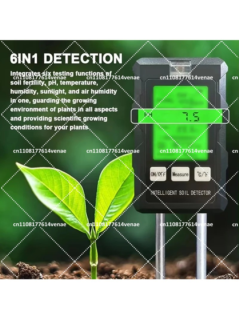 6-in-1 Soil Test Kit, pH Moist - Soil Ph Meter recension och pris