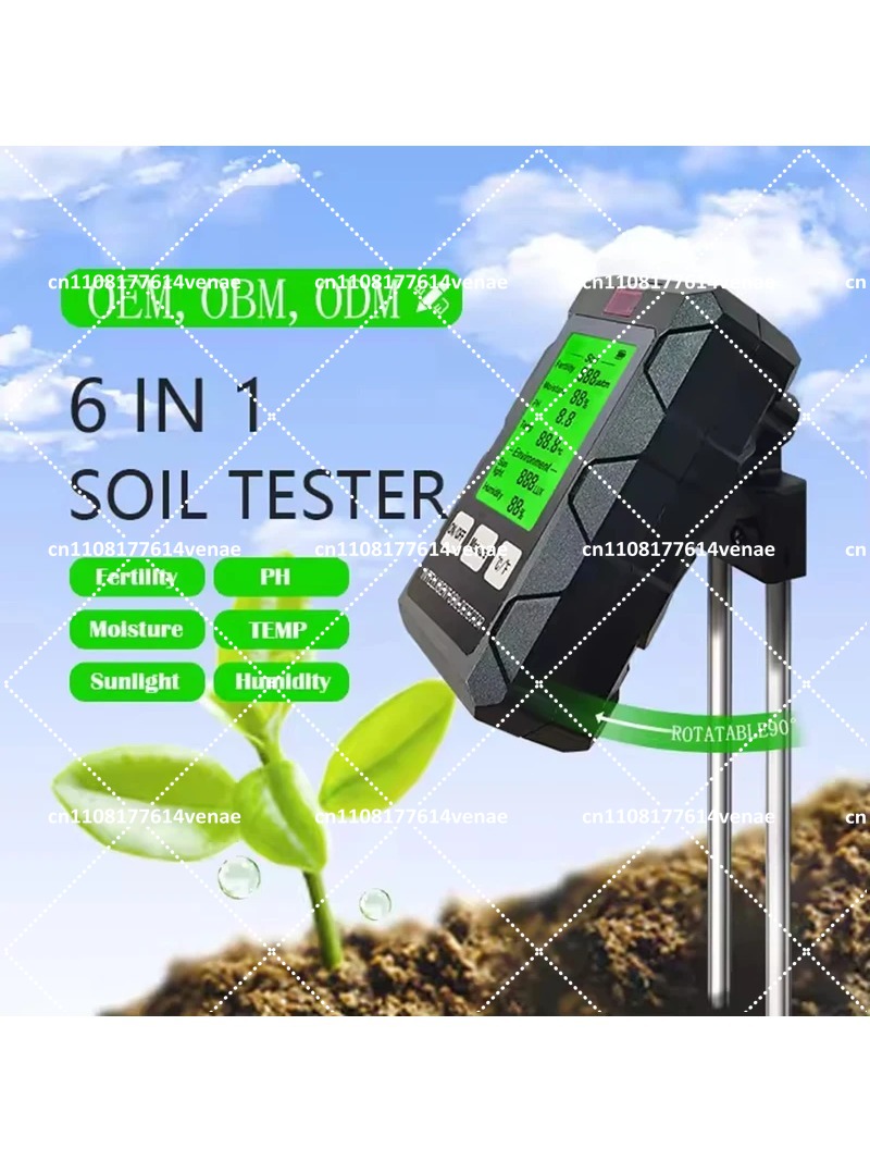 6-in-1 Soil Test Kit, pH Moist - Soil Ph Meter recension och pris