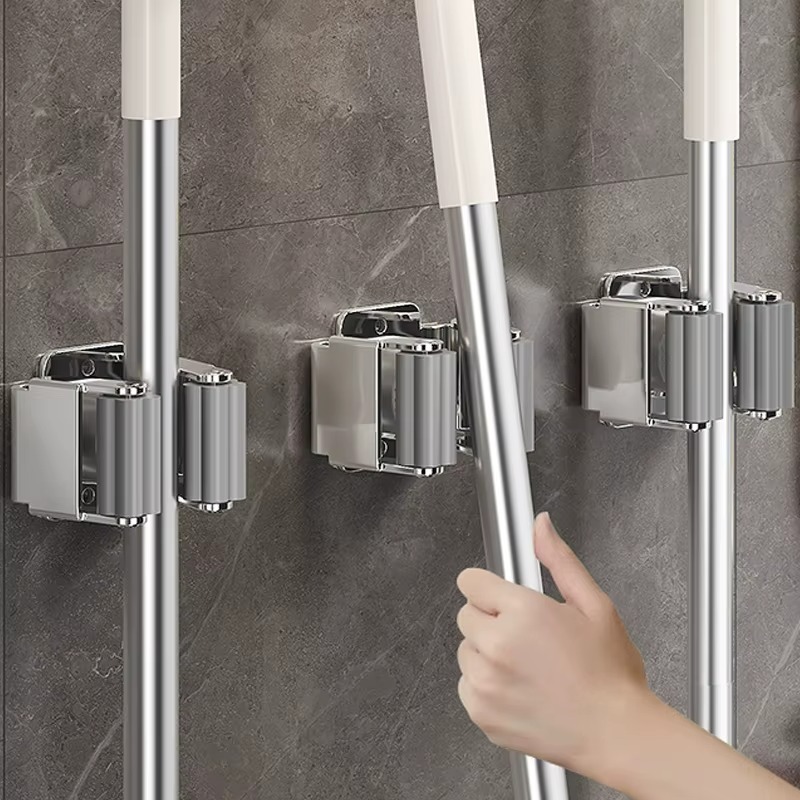 Stainless Steel Mop Holder Wal - Gardening Tools Rack recension och pris