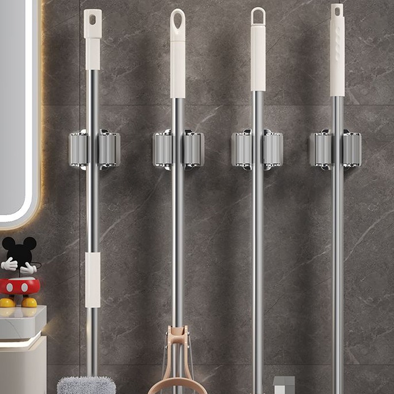Stainless Steel Mop Holder Wal - Gardening Tools Rack recension och pris
