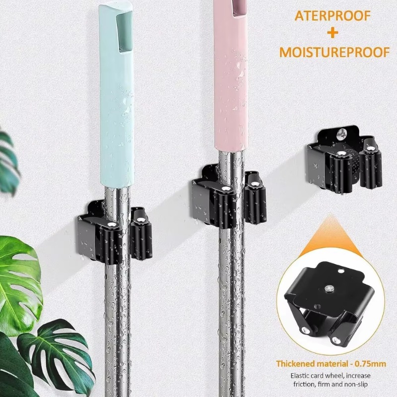 Stainless Steel Mop Holder Wal - Gardening Tools Rack recension och pris