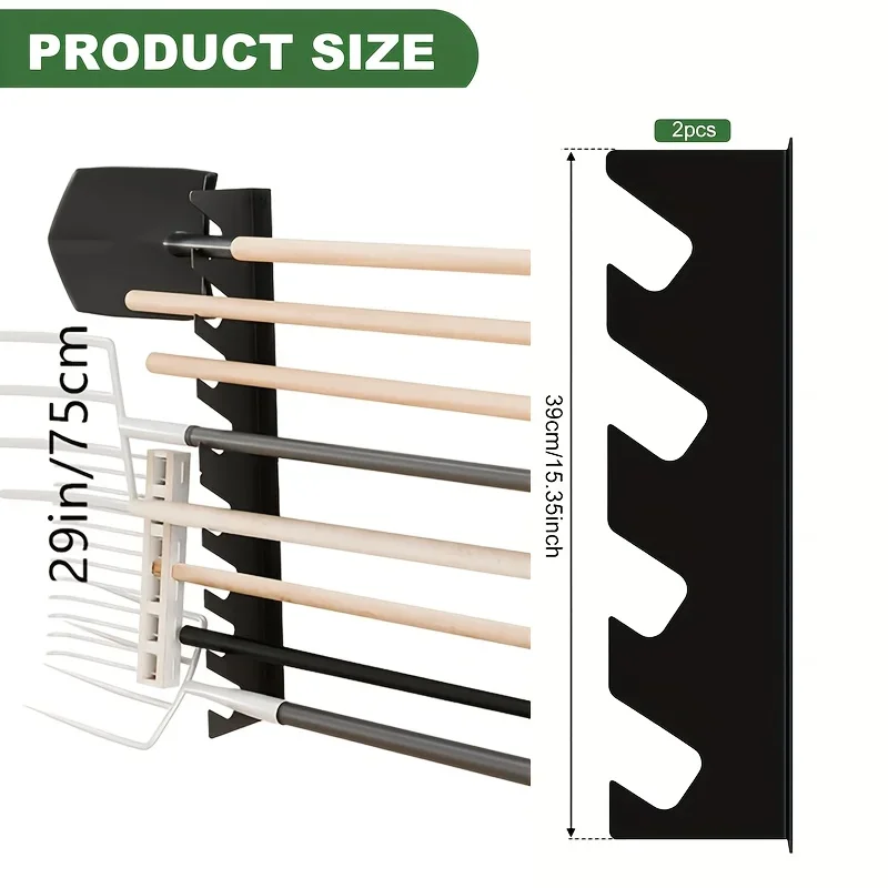 Heavy Duty Metal Garden Tool H - Gardening Tools Rack recension och pris