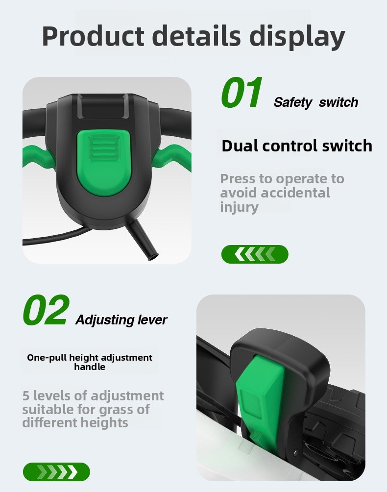 Electric Lawn Mowers Cordless  - Gardening Tools Lawn Mower recension och pris