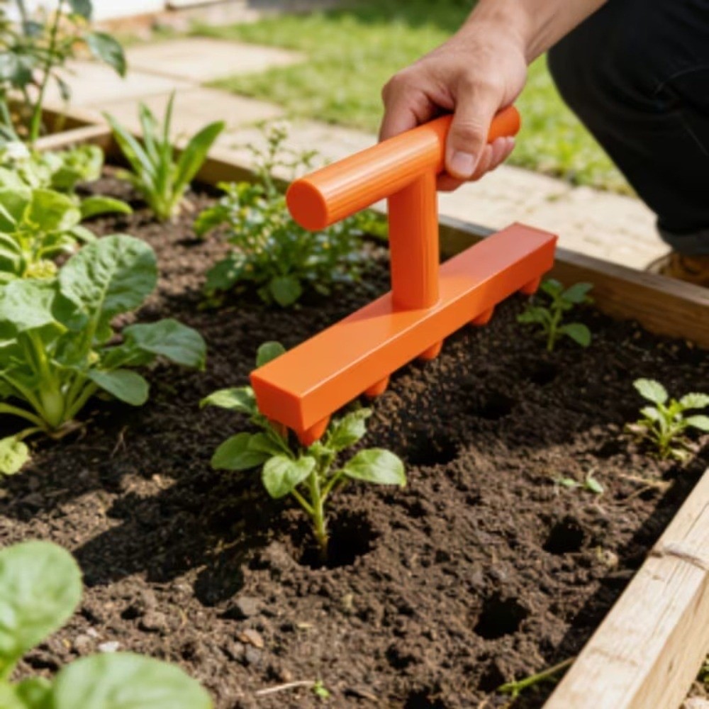 Plastic Soil Hole Drilling Too - Garden Row Marker recension och pris
