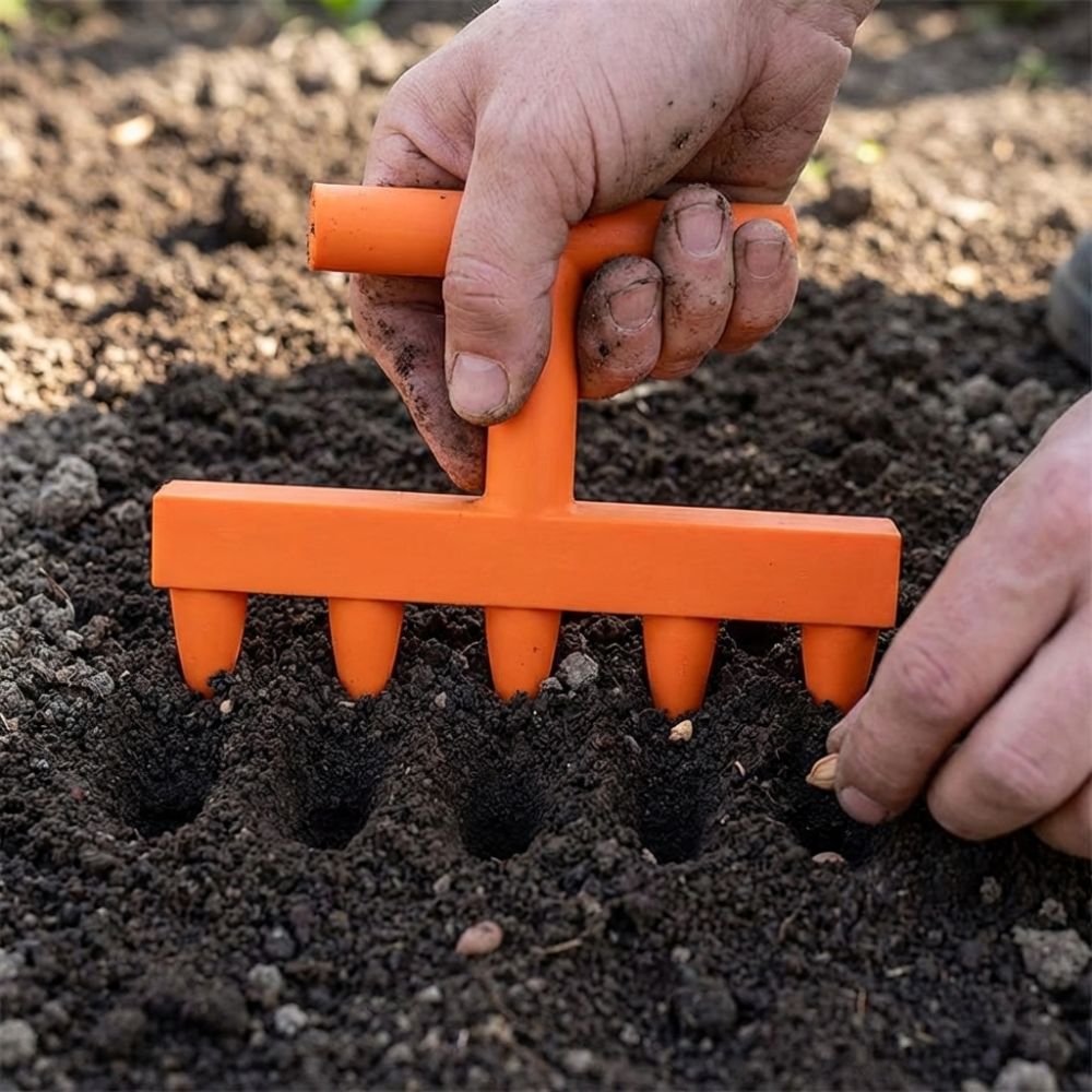 Plastic Soil Hole Drilling Too - Garden Row Marker recension och pris
