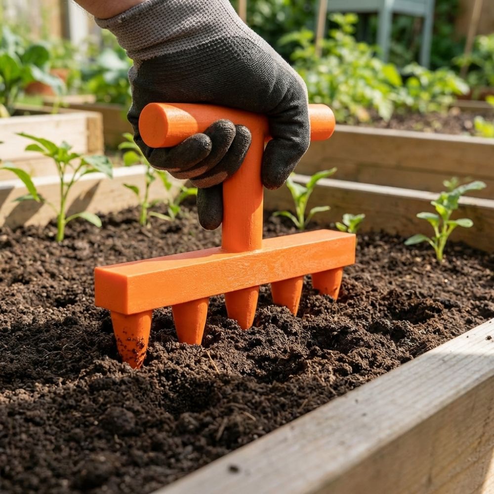 Plastic Soil Hole Drilling Too - Garden Row Marker recension och pris