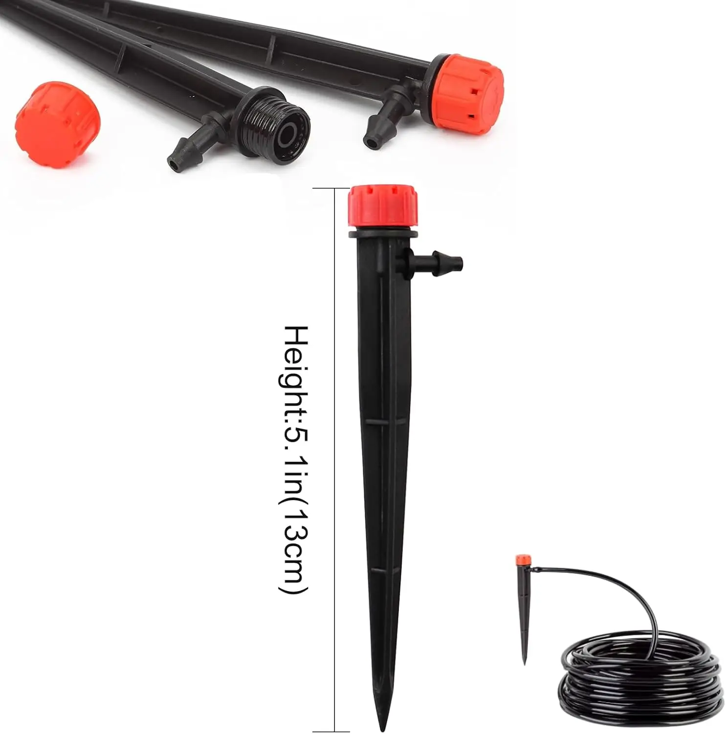Drip Emitters for 1/4' Drip Ir - Root Watering Spike recension och pris