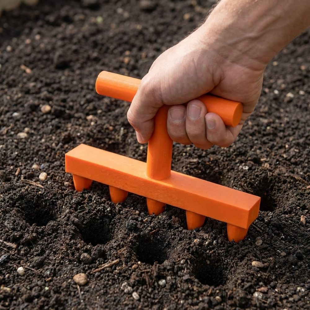 Plastic Soil Hole Drilling Too - Garden Row Marker recension och pris
