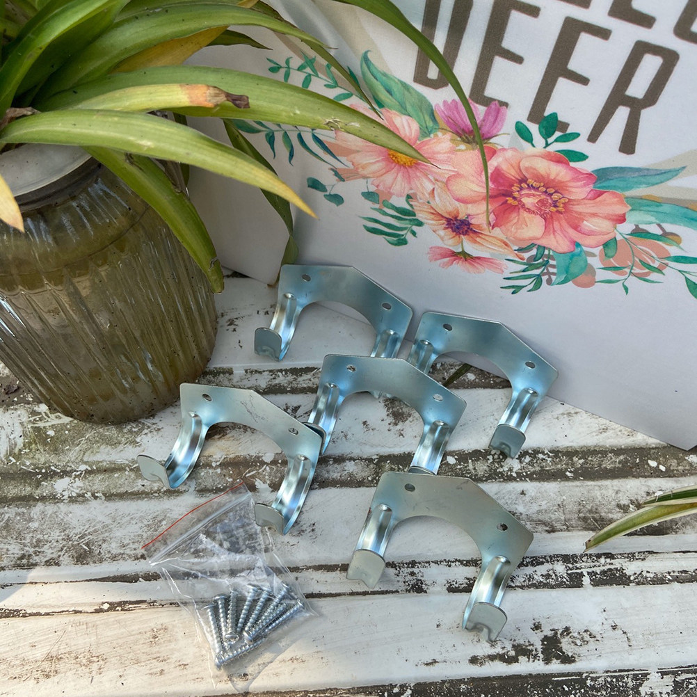 10Pcs Flower Garden Tool Hooks - Gardening Tools Rack recension och pris