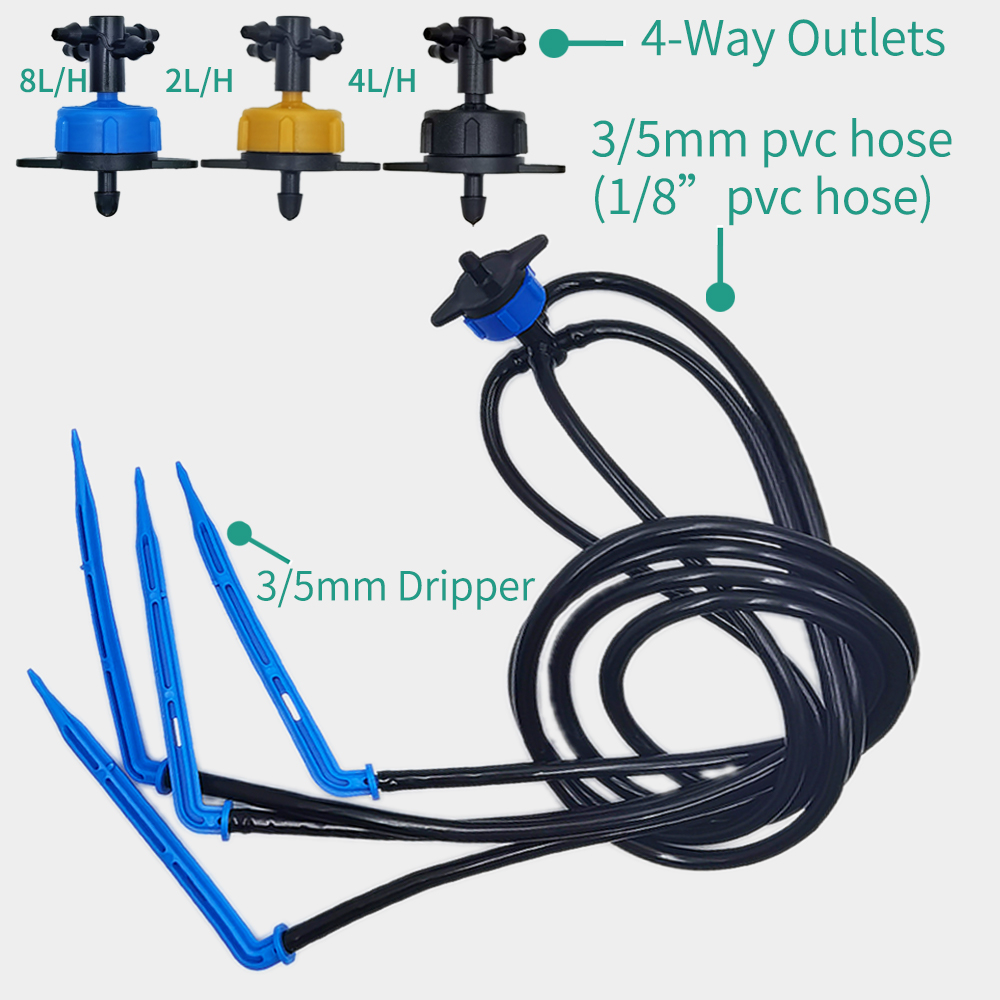Greenhouse Drip Irrigation 4-w - Root Watering Spike recension och pris