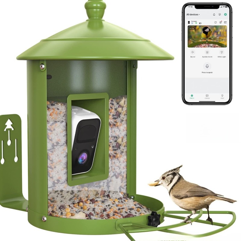 AI intelligent bird feeder wit - Gardening Tools Definition recension och pris