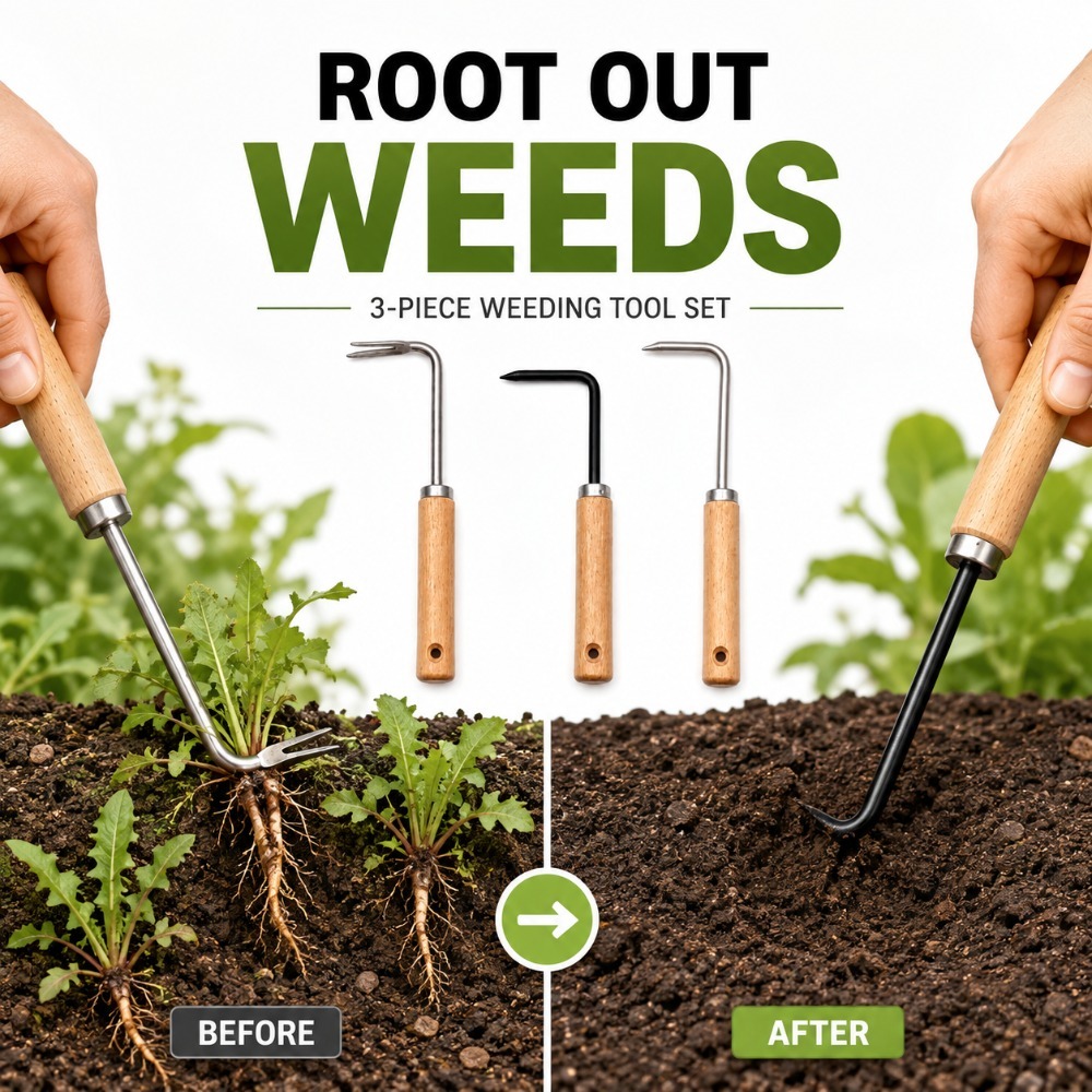 Root Puller Weeding Tool Multi - Root Watering Spike recension och pris
