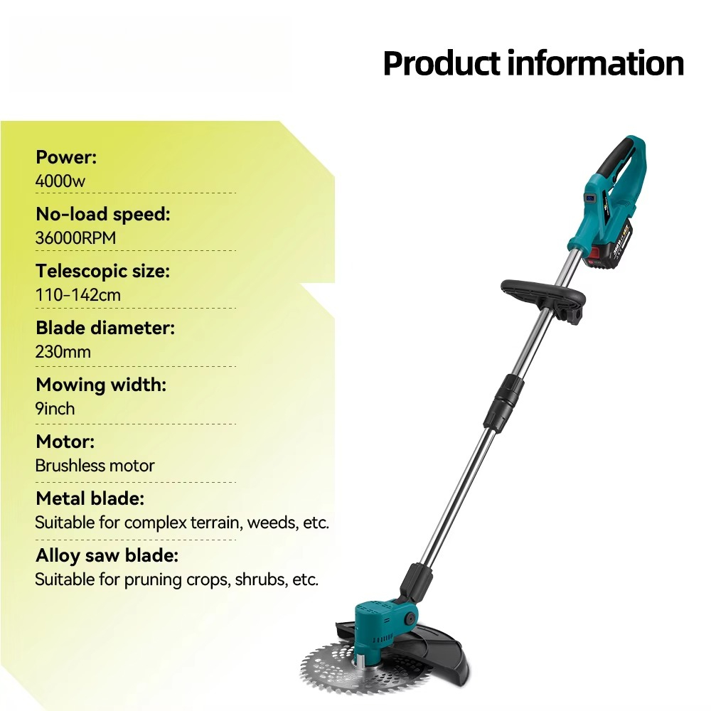 4000W Electric Lawn Mower for  - Gardening Tools Lawn Mower recension och pris