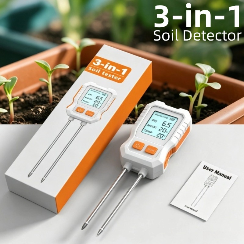 3-in-1 Digital Soil Tester wit - Soil Ph Meter recension och pris