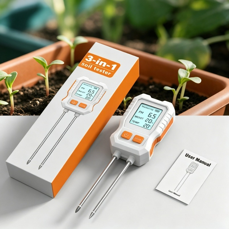 3-in-1 Digital Soil Tester wit - Soil Ph Meter recension och pris
