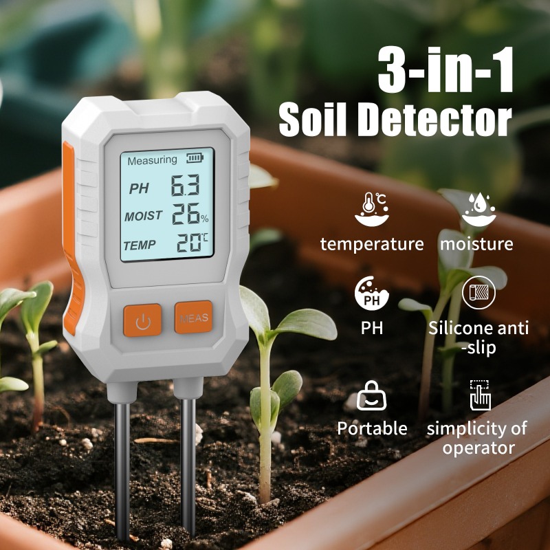 3-in-1 Digital Soil Tester wit - Soil Ph Meter recension och pris