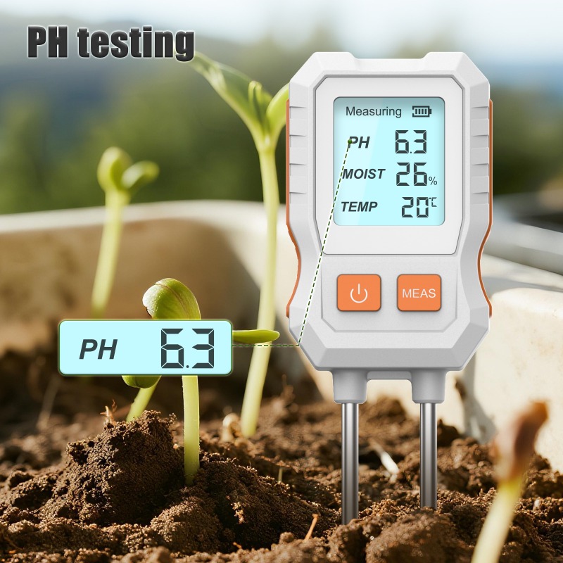 3-in-1 Digital Soil Tester wit - Soil Ph Meter recension och pris