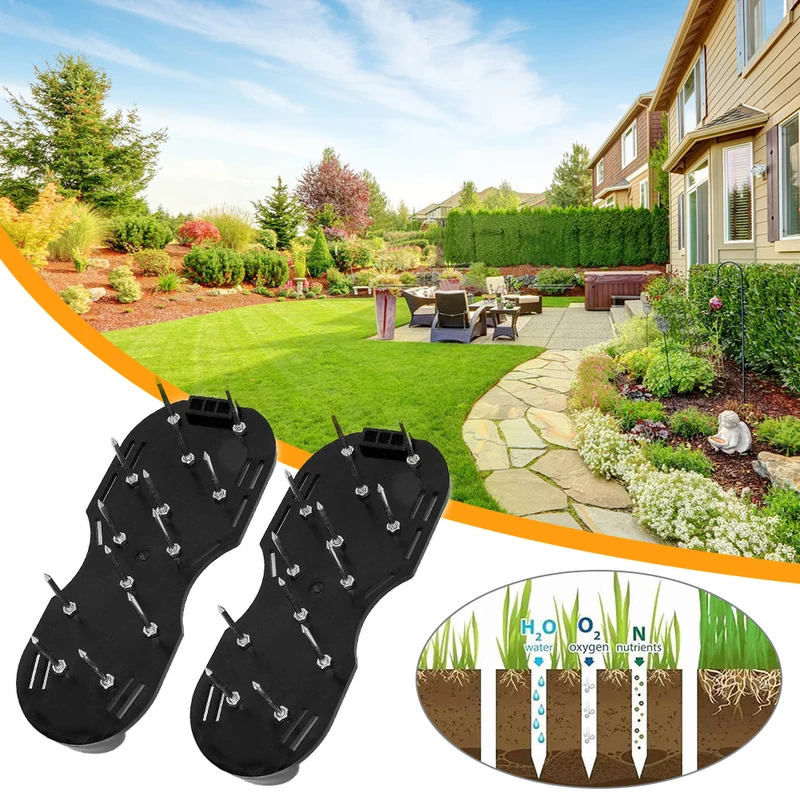 1 Pair Lawn Aerator Sandals Gr - Gardening Tools Revit recension och pris