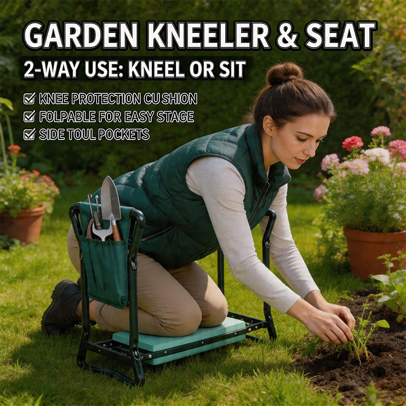 Garden Kneeler Folding Garden  - Garden Kneeling Pad recension och pris