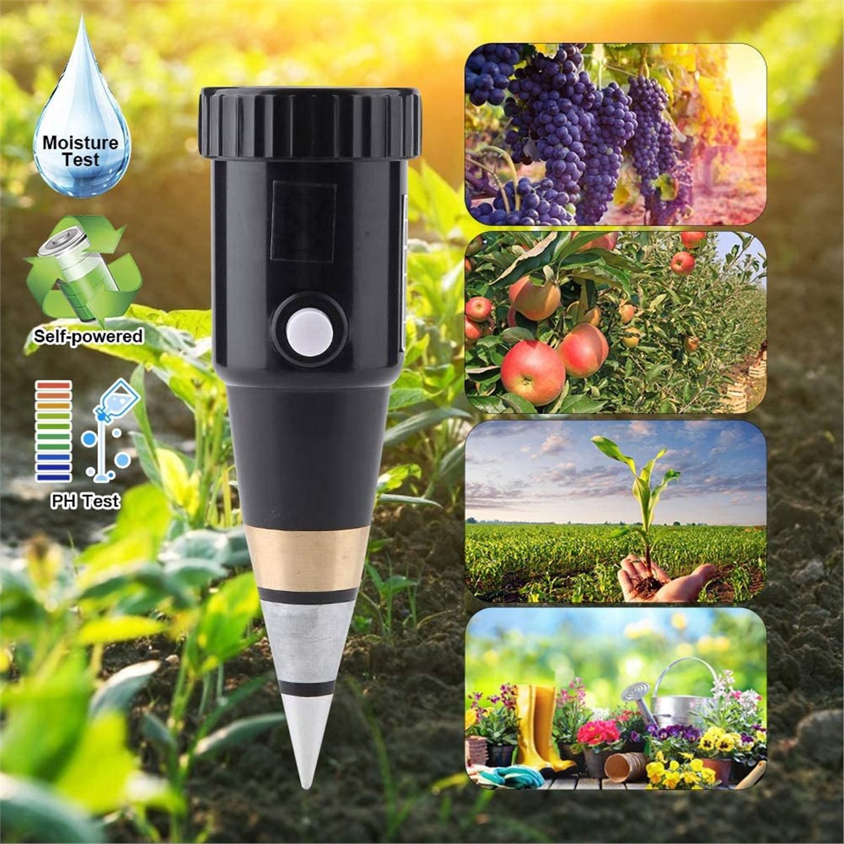 LNHF Soil PH and Moisture Mete - Soil Ph Meter recension och pris