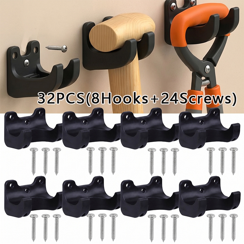 32Pcs Garden Tool Hanger Rack  - Gardening Tools Screwfix recension och pris