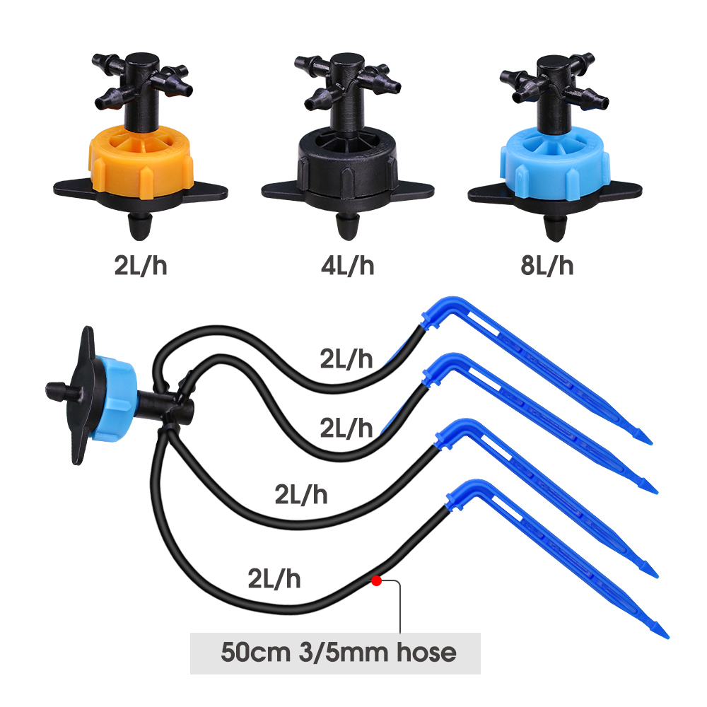 10Set 2/4/8L/H Bend Arrow Drip - Root Watering Spike recension och pris
