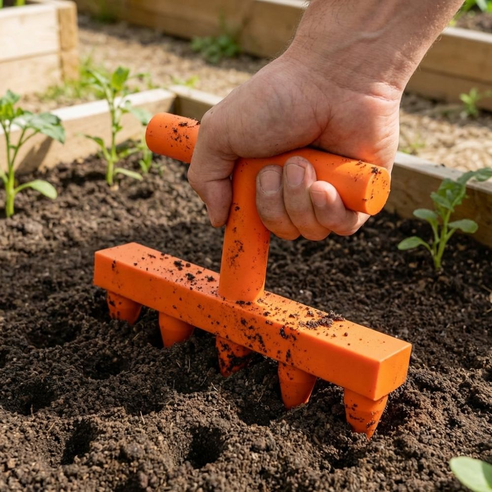 Durable Plastic Soil Hole Dril - Garden Row Marker recension och pris